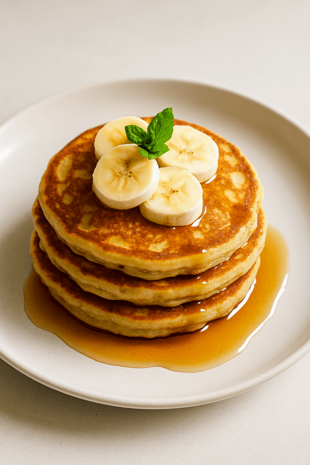 Fluffy Banana Pancakes