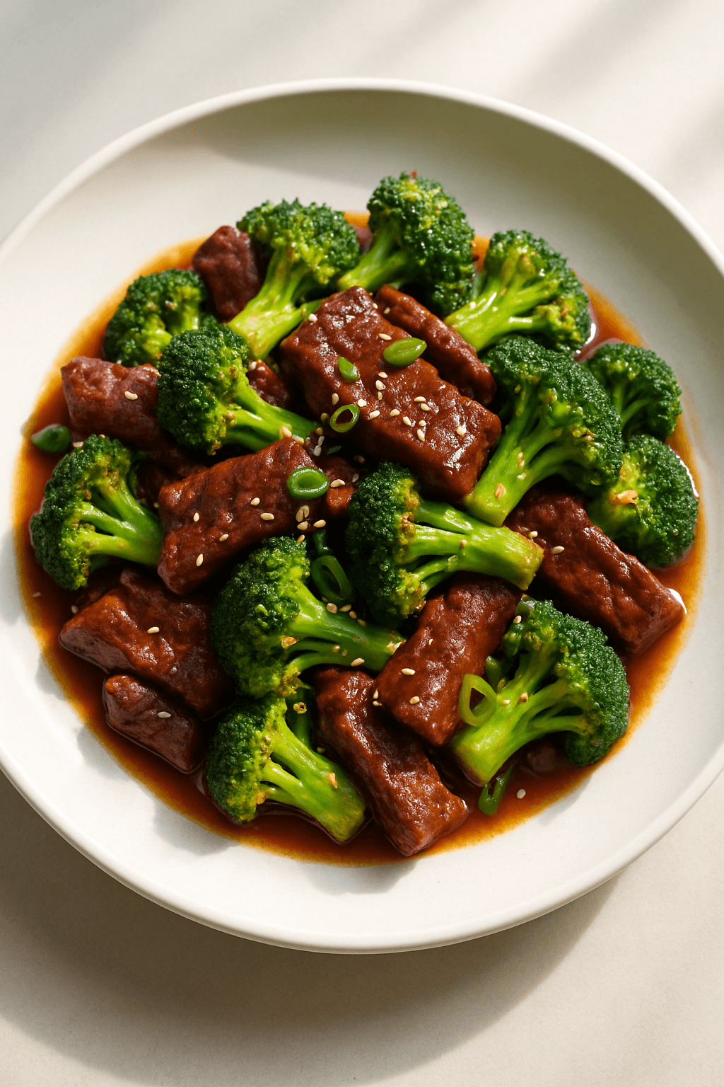 Beef and Broccoli Stir-Fry with Citrus Ginger Glaze